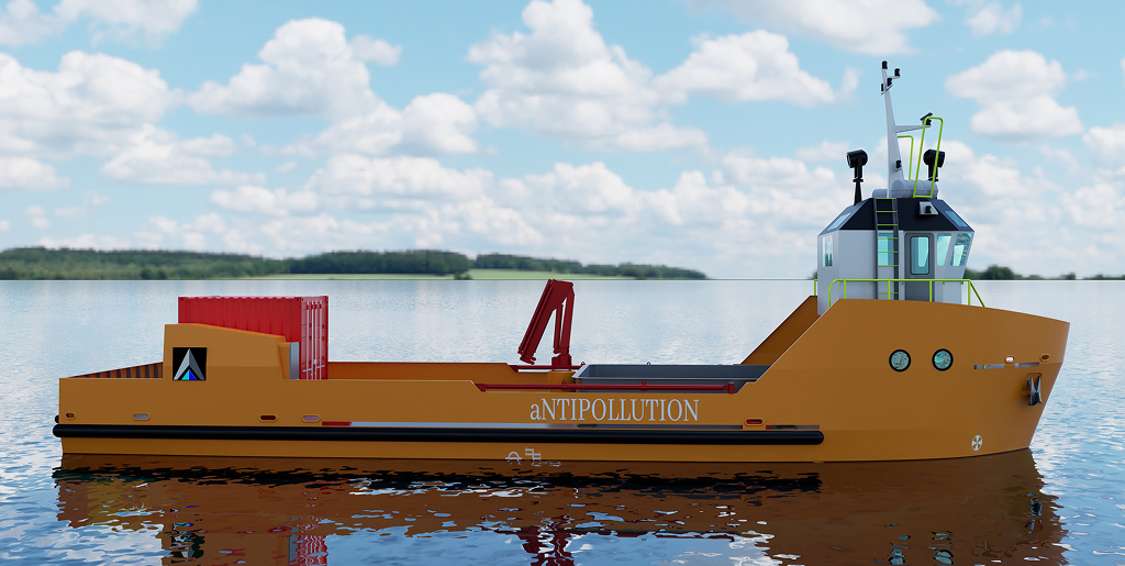 Aurelia Design anti pollution vessel