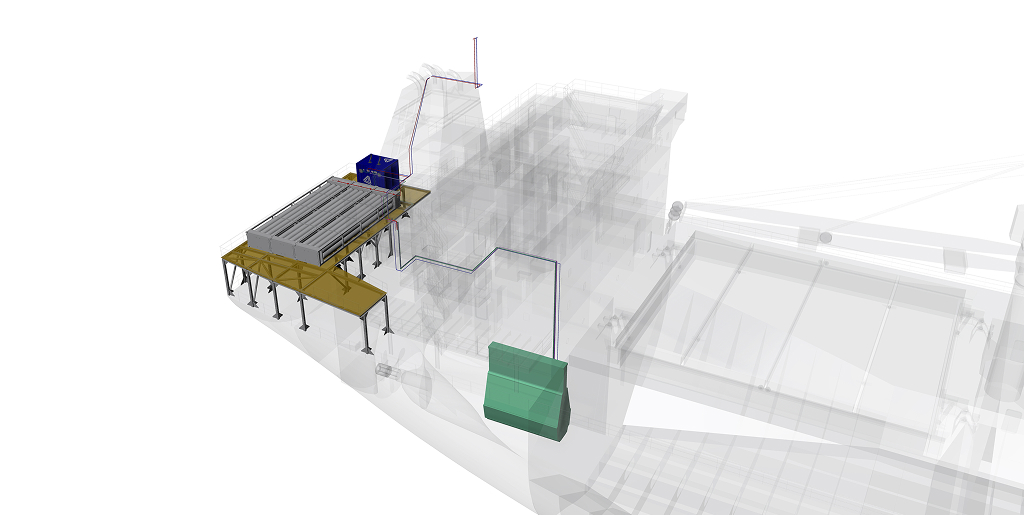 Aurelia Clean Sailing Bulk Carrier render