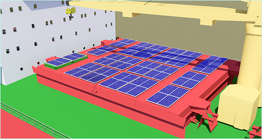 Solar panel vessel AURELIA